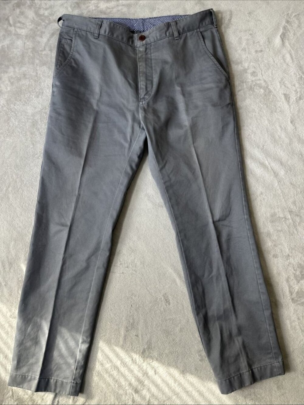 Brooks Brothers chino pants men’s 35x30 gray cotton casual pants